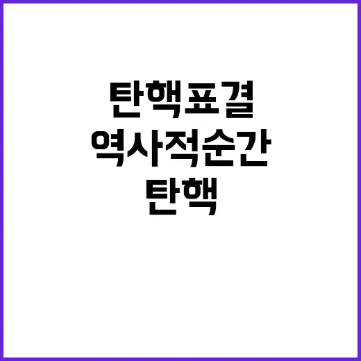 탄핵 표결일 노무현…