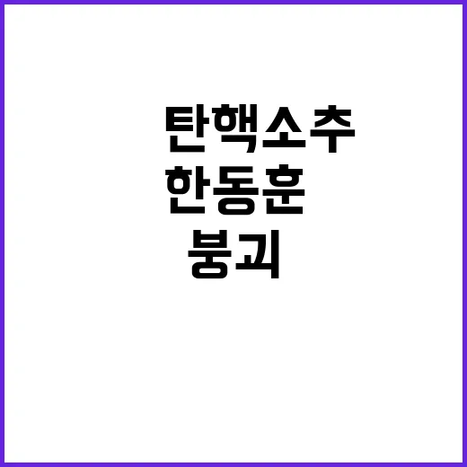 尹탄핵소추 위기 한동훈 체제 붕괴의 전조!