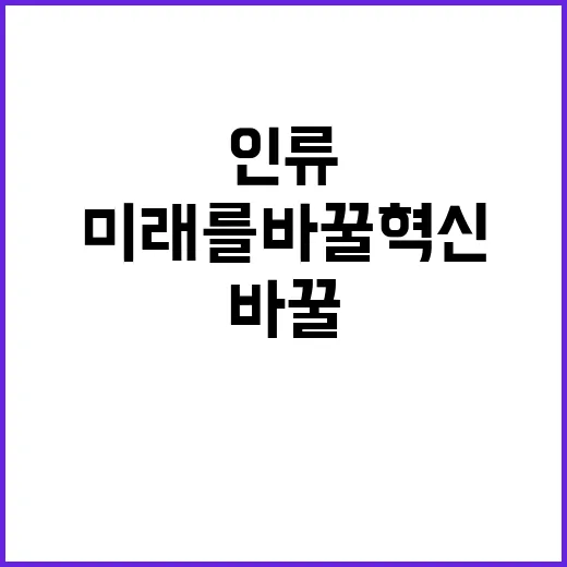 헤드라인 새로운 발견 인류 미래를 바꿀 혁신!