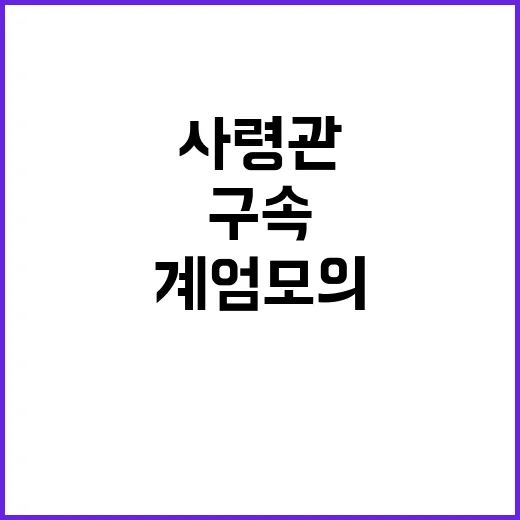 계엄 모의 구속 기로에 선 전 정보사령관!