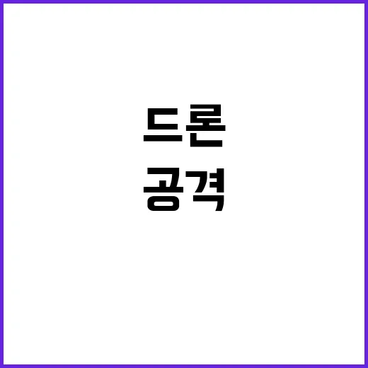 드론 공격 북한군의…