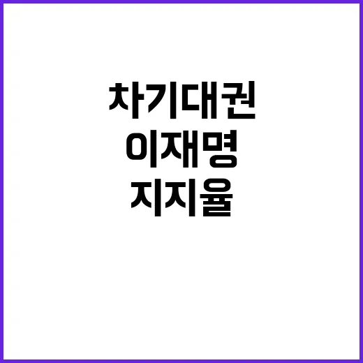 ‘차기대권’ 오세훈 지지율 급상승 이재명 위기?