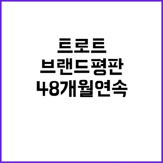 임영웅 48개월 연속 트로트 브랜드평판 1위!