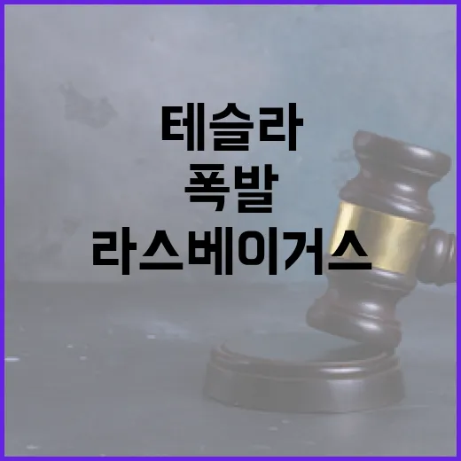 특수부대원 라스베이거스 테슬라 폭발 사고 사망!