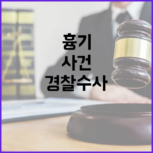 최상목 흉기 사건 경찰 수사 시작!