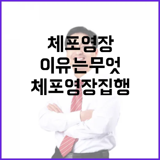 체포영장 집행 공수처의 숨겨진 이유는 무엇?