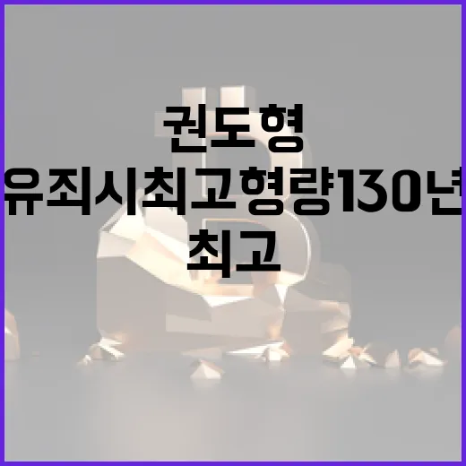 권도형 유죄 시 최고형량 130년 충격적인 사실!