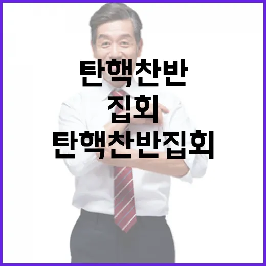 탄핵 찬반 집회 일부 참가자 체포 소식!