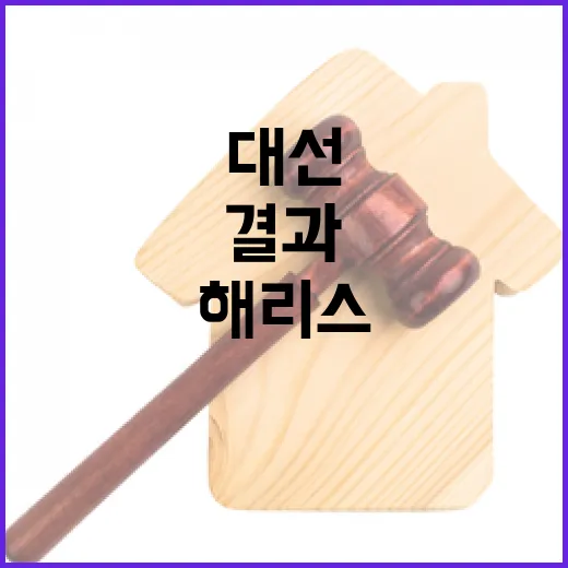 대선 결과 인증 해리스가 밝힌 새로운 진실!