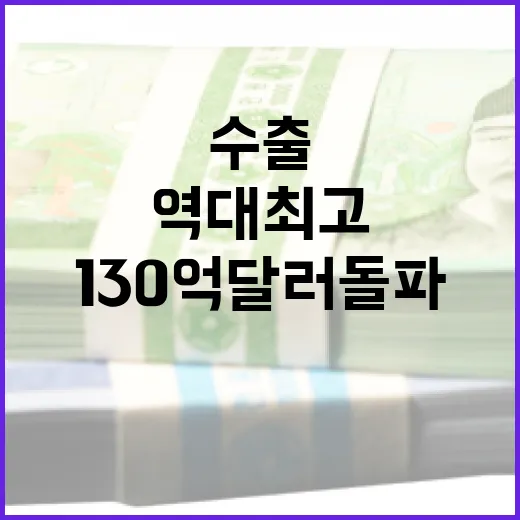 케이푸드 수출 130억 달러 돌파로 역대 최고!