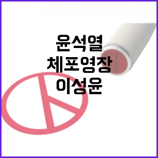 이성윤 윤석열 체포영장 집행하라와 총 맞더라도!