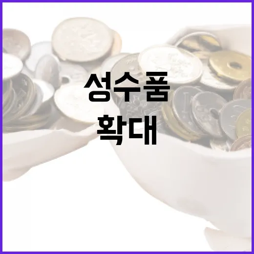 “설 성수품 공급량 확대 소비자 부담 완화 비법 공개!”