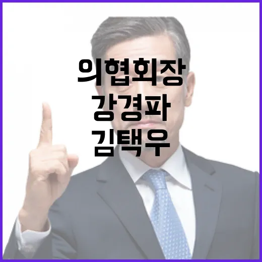 김택우 폭주기관차 멈춤 촉구하는 강경파 의협회장!