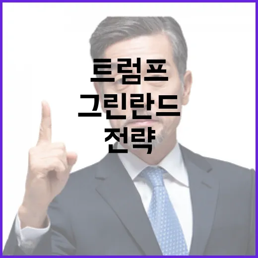 트럼프의 그린란드 전략 중국과 러시아를 겨냥하다!