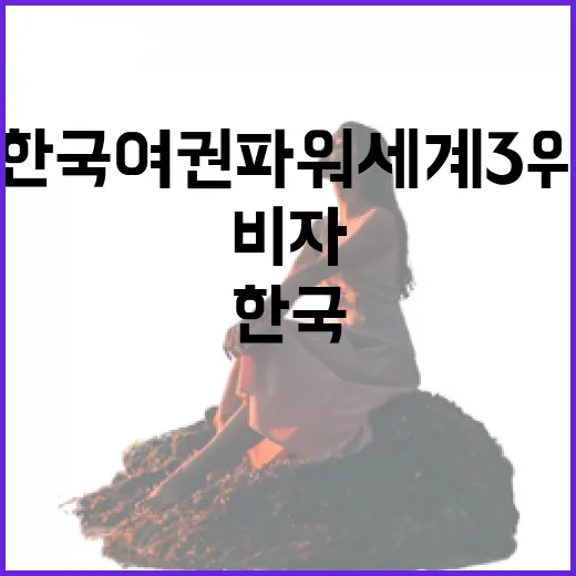 한국 여권 파워 세계 3위 비자 자유의 비밀!