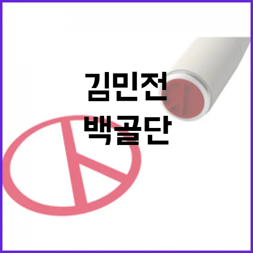 백골단 김민전과 여당의 침묵에 의문 제기!