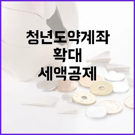 청년도약계좌 자녀세액공제 확대 소식 공개!