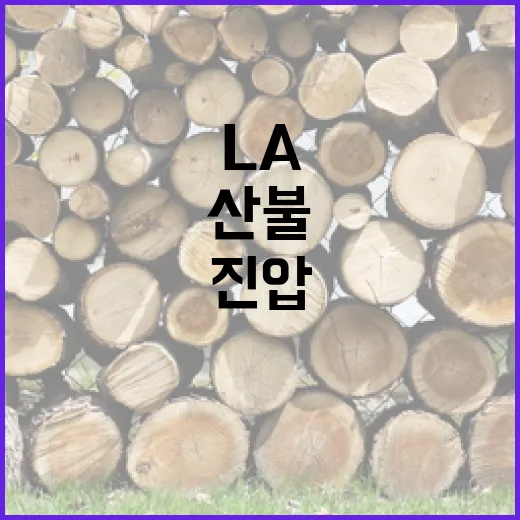 산불 진압 LA 2곳 완전 진압…면적 미미!