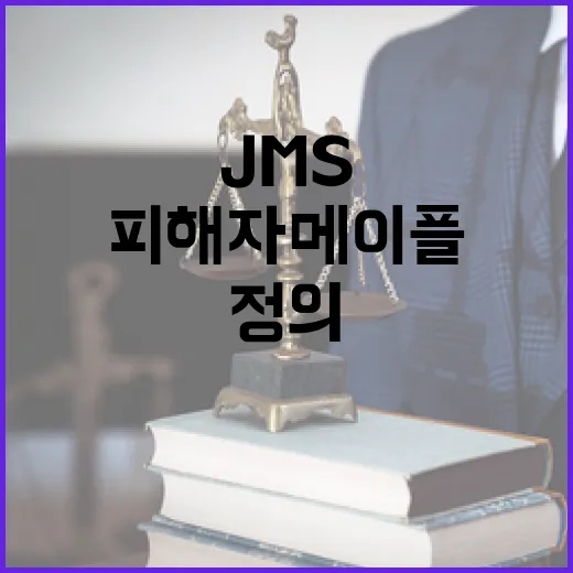 JMS 피해자 메이플 정의가 드디어 실현되다!