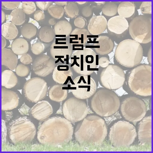 트럼프 “산불 소식 정치인들의 무능 드러났다!”