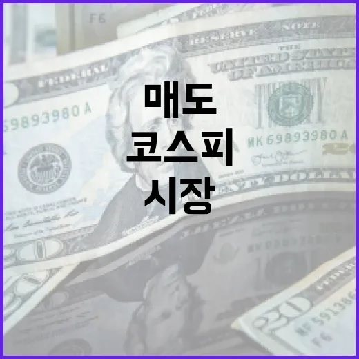 코스피 반납 외인 매도 충격에 시장 흔들려!