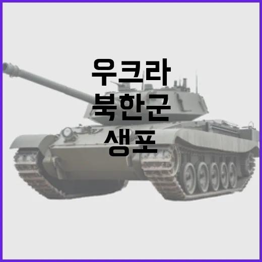 우크라 생포한 북한군 활용 전략 발표!