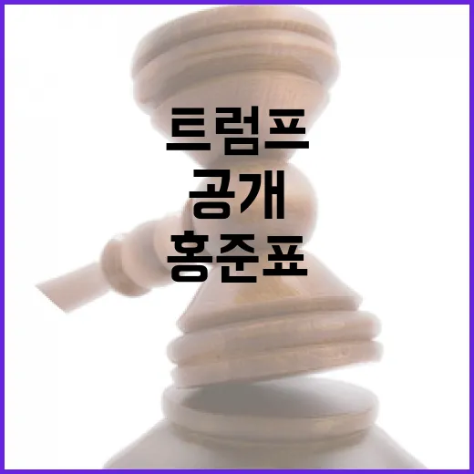 트럼프 취임식 홍준표·유정복 참석 소식 공개!