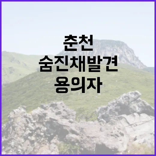 살인 용의자 춘천서…