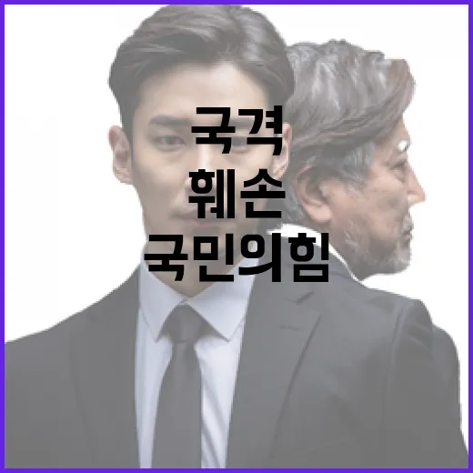 국격 훼손 국민의힘의 충격 발언과 그 진의!