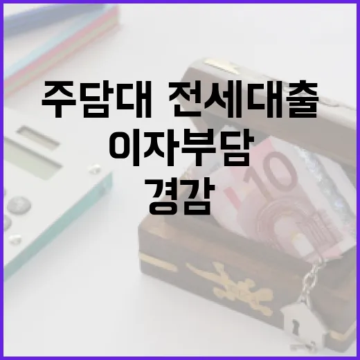 이자부담 주담대·전세대출 부담 경감의 새로운 길!