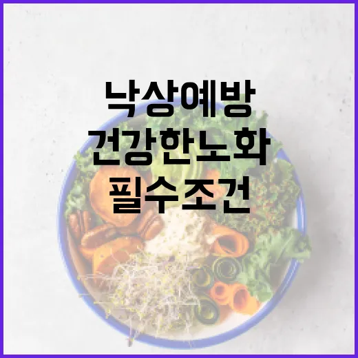 낙상 예방운동 건강한 노화의 필수 조건!