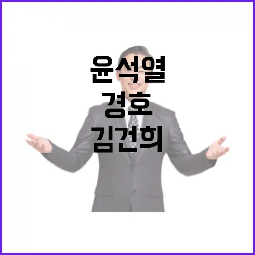 김건희 구치소 초췌 얼굴 윤석열 경호 공개!