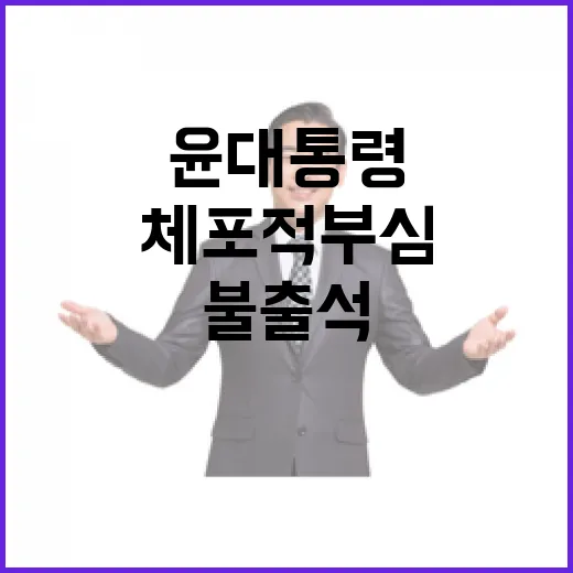 체포적부심 윤 대통령 불출석의 비밀은?