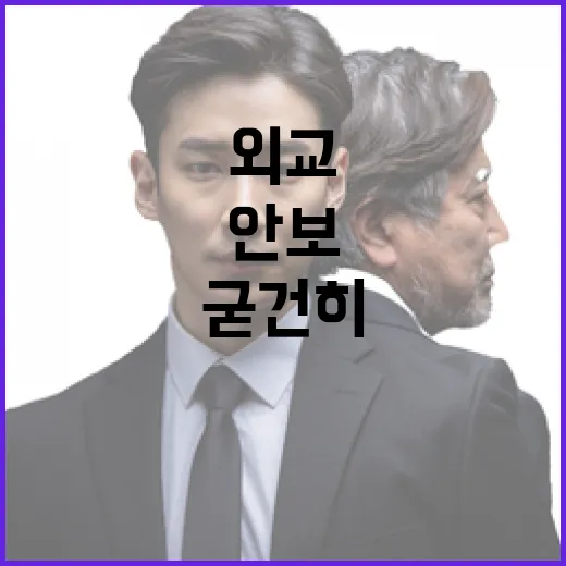 안보 외교 굳건히 작동하는 비결은 무엇인가?