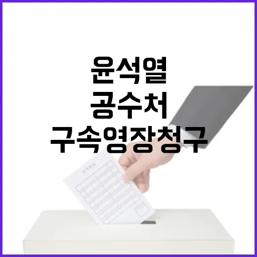 공수처 윤석열 구속영장 청구 임박 소식!