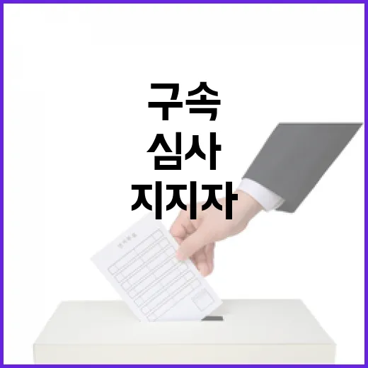 지지자 구속심사 위해 담 넘어간 사건 폭로!