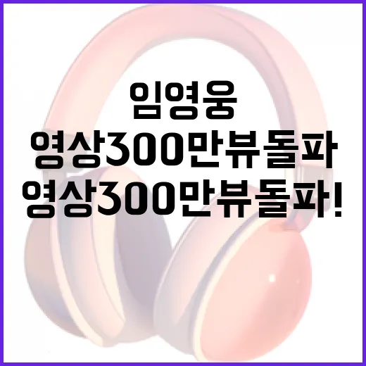 영상 300만뷰 돌파! 임영웅의 사랑 이야기 공개!