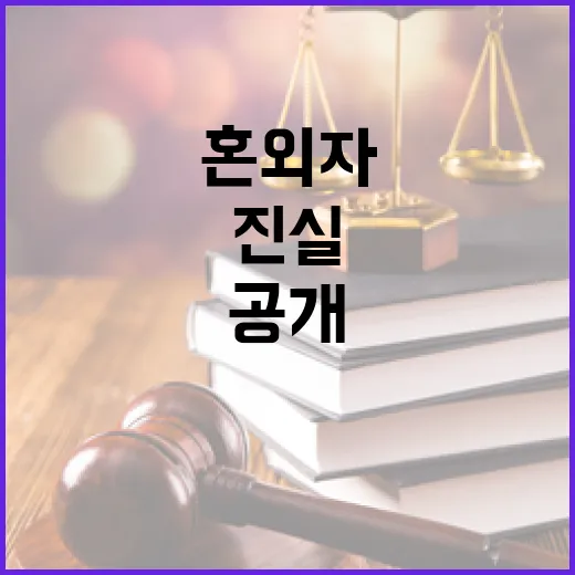 유산 상속설 혼외자도 권리 충격 진실 공개!