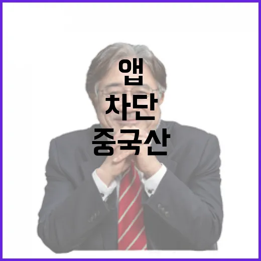 “차단된 앱 이것도 중국산?”