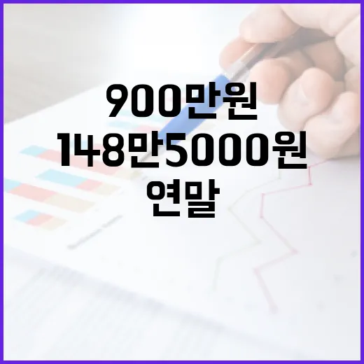 연말 환급 900만원 투자로 148만5000원 재정 지원!