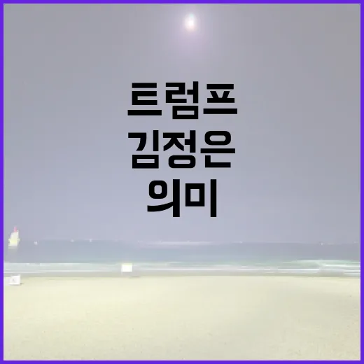 트럼프·김정은 다시 만남의 의미는 무엇인가?