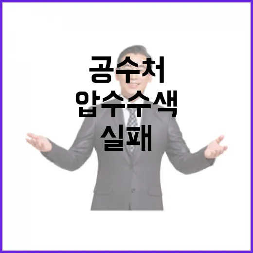 공수처 조사와 압수수색 모두 실패한 이유는?