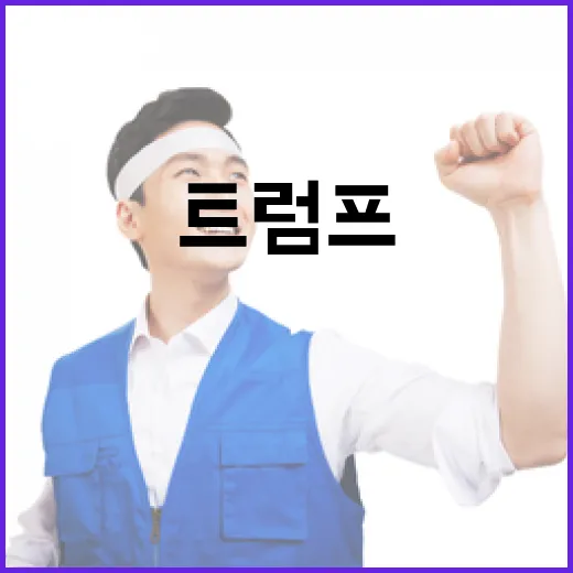 트럼프의 고백 4년간 지옥이었다고?