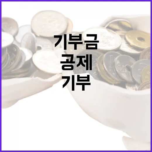 기부금 공제 기부천사에게 주는 특별한 선물!