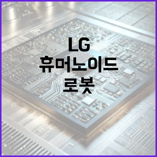 로봇 회사 인수 LG의 휴머노이드 대전 시작!