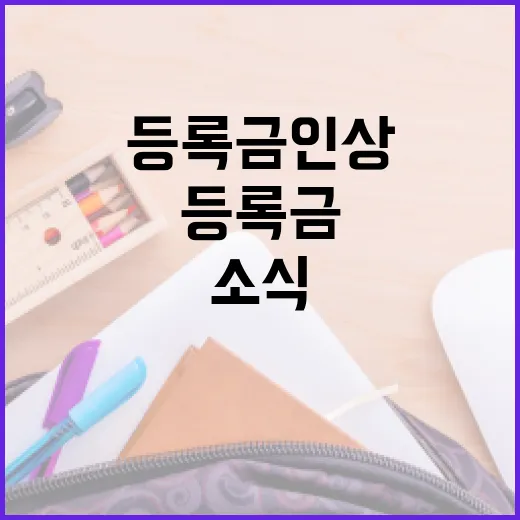 연세대 등록금 인상 소식에 학생들 긴장!