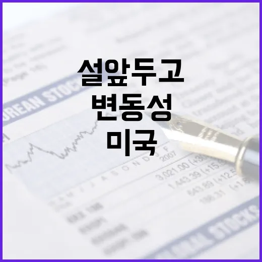 변동성 주의보! 설 앞두고 미국 빅이벤트 경고