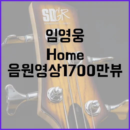 임영웅 Home 홈 음원영상 1700만뷰 기록!