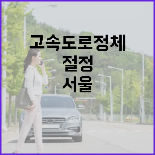 고속도로 정체 현재 절정 서울서 부산까지 7시간!