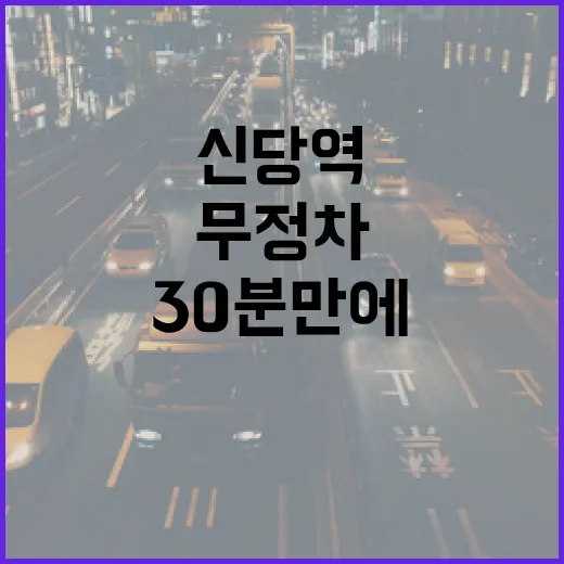 신당역 무정차 통과 30분 만에 정상화 소식!